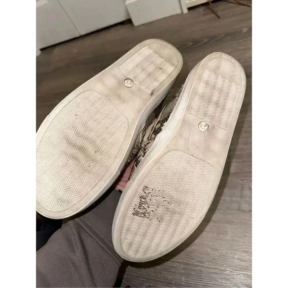 Steve Madden Snake Skin Slip On Shoes 9.5